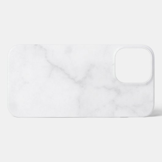 Elegant White Marble iPhone Hoesje (Achterkant horizontaal)