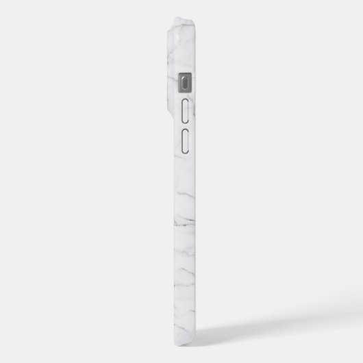 Elegant White Marble iPhone Hoesje (Linkerkant)