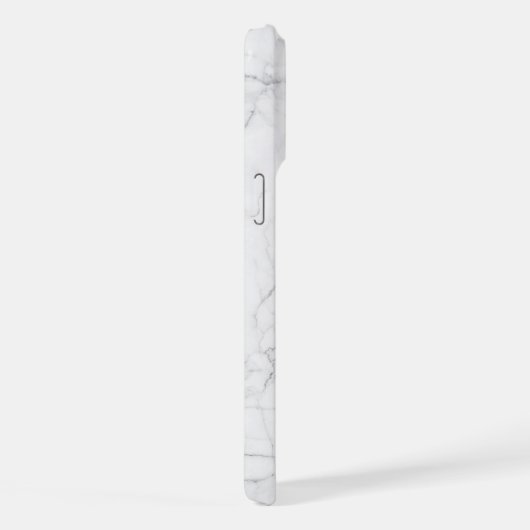 Elegant White Marble  iPhone Hoesje (Rechterkant)