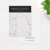 Elegant White Marble Ketting Display Kaart (Bureau)