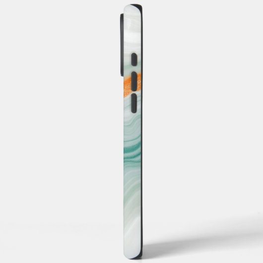 Elegant White Marble Pattern Case-Mate iPhone Case (Achterkant / Links)