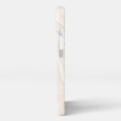 Elegant White Marble Pattern iPhone Hoesje (Linkerkant)