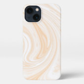 Elegant White Marble Pattern iPhone Hoesje (Achterkant)
