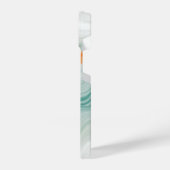 Elegant White Marble Pattern iPhone Hoesje (Linkerkant)