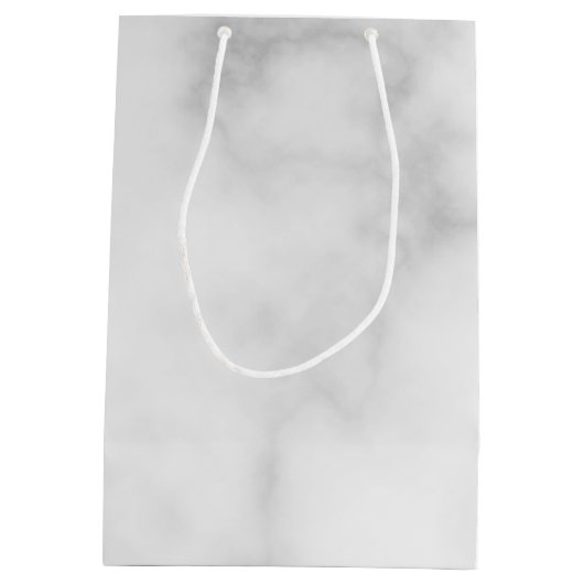 Elegant White Marble Specialized Bridesmaids Medium Cadeauzakje (Achterkant)