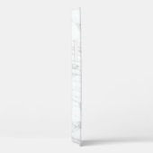 Elegant white marble stone vein model aangepast Case-Mate iPhone case (Achterkant / Rechts)