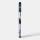 Elegant White Marble Waves Case Soft Flowing Grey (Achterkant / Rechts)