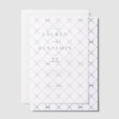 Elegant White Minimalist Wedding Vellum Uitnodigingen (Offset (Uitnodiging))