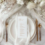 Elegant White Modern "Time to Feast" huwelijksmenu Menu<br><div class="desc">Dit elegante moderne trouwmenu is de perfecte manier om een beetje verfijning aan je trouwreceptie toe te voegen. Met een schone en moderne typografie op een klassieke witte achtergrond is dit menuontwerp tijdloos en stijlvol. Met klantgerichte tekstgebieden, kunt u uw eigen menupunten gemakkelijk toevoegen en het menu personaliseren om uw...</div>