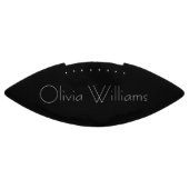 Elegant White Monogram | Stijlvol modern minimalis American Football (Paneel)