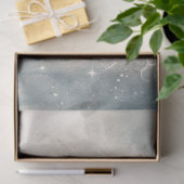 Elegant White Mystical Fairytale Horse Decoupage Tissuepapier (Geschenk)