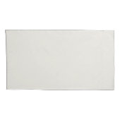 Elegant White op Bleek beige Damask Style Pattern Kussensloop (Achterkant-Rechts)