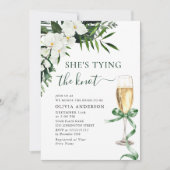 Elegant White Orchids Bohemian Vrijgezellenfeest Kaart (Voorkant)