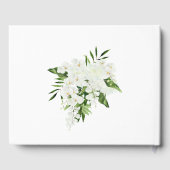Elegant White Orchids Bohemian Wedding Foto Gastenboek (Achterkant)