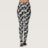 Elegant White Orchids Leggings (Achterkant)