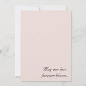 Elegant White Orchids Wedding Kaart (Achterkant)