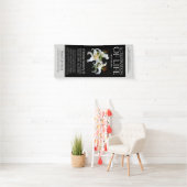 Elegant White Oriental Lilies Celebration of Life Spandoek (Insitu)