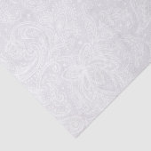 Elegant White Paisley Lace Tissuepapier (Detail)