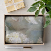 Elegant White Peonies in Bloom Tissuepapier (Geschenk)