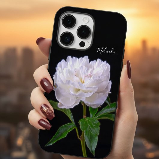 Elegant White Peony is een bloem als geen ander Case-Mate iPhone Case