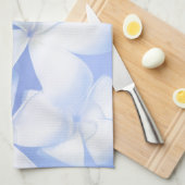 Elegant White Periwinkle Floral | Keukenhanddoek (Quarter Fold)