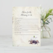 Elegant White Pumpkin-advies voor de moeder Kaart (Staand voorkant)