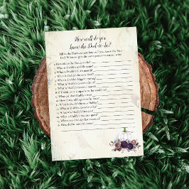 Elegant White Pumpkin die vader het beste spel ken Kaart