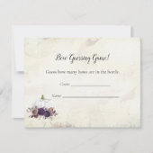 Elegant White Pumpkin Guining Baby shower Game Kaart (Voorkant)