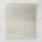 Elegant White Pumpkin Herfst Thanksgiving Plaatskaartje (Binnenkant ongevouwen)