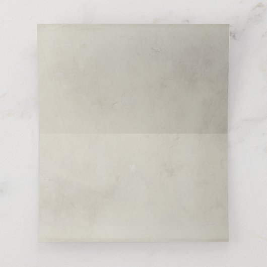 Elegant White Pumpkin Herfst Thanksgiving Plaatskaartje (Binnenkant ongevouwen)