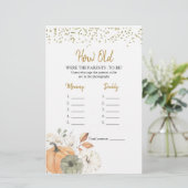 Elegant White Pumpkin Hoe oud waren de ouders? (Staand voorkant)