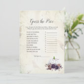 Elegant White Pumpkin raadt de prijs Kaart (Staand voorkant)