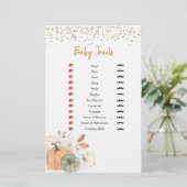 Elegant White Pumpkin Shower-Baby — Traits Games (Staand voorkant)