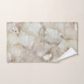 Elegant White Quartz Bath Towel Set Bad Handdoek (Handdoek)