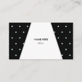 Elegant White Ray op Starry Background Visitekaartje (Voorkant)