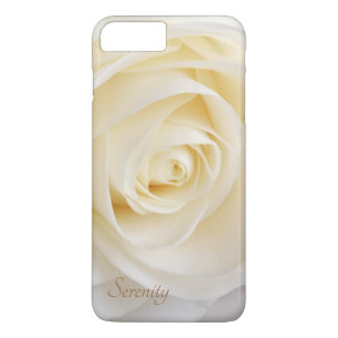 Elegant White Rose Floral iPhone 8/7 Plus Hoesje