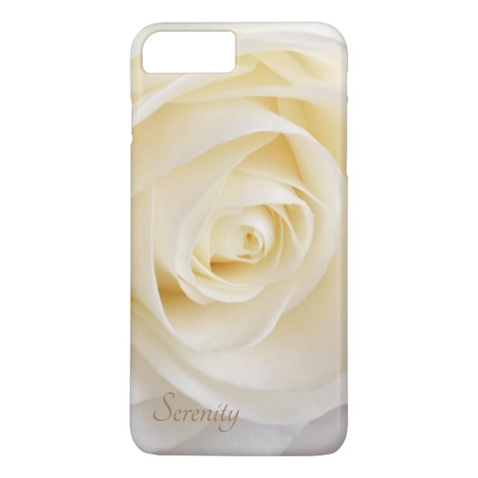 Elegant White Rose Floral Case-Mate iPhone Case (Achterkant)