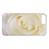 Elegant White Rose Floral Case-Mate iPhone Case (Achterkant (Horizontaal))