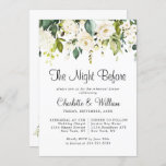 Elegant White Roses Eucalyptus REHEARSAL DINNER Kaart<br><div class="desc">Creëer de perfecte REHEARSAL DINNER nodigt met deze "Elegant White Roses Eucalyptus REHEARSAL DINNER Invitation" sjabloon uit. Dit ontwerp van hoge kwaliteit is eenvoudig aan te passen aan uw trouwkleuren, -stijlen en -thema. Voor verdere aanpassing, te klikken gelieve de "pas verder"verbinding aan en ons ontwerphulpmiddel te gebruiken om deze sjabloon...</div>