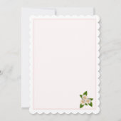 Elegant White Roses Pink Blush Weddenschap Kaart (Achterkant)