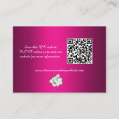 Elegant White Roses, website van Fuchsia Pink Wedd Informatiekaartje (Achterkant)