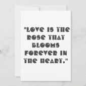 Elegant White Roses Wedding Hartelijk dank Notitiekaartje (Achterkant)