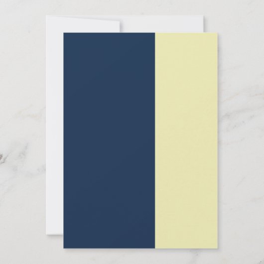 Elegant White & Royal Blue Charity Event Gala Kaart (Achterkant)