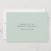 Elegant White Script Merry Kerstfoto Feestdagenkaart (Achterkant)