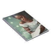 Elegant White Script Wedding Journal Notitieboek (Rechterzijde)