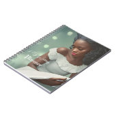 Elegant White Script Wedding Journal Notitieboek (Linkerzijde)