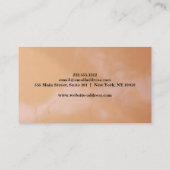 Elegant White Singer Music Voice Teacher Musical Visitekaartje (Achterkant)