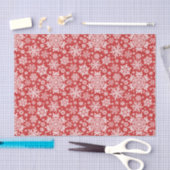 Elegant White Snowflake (Cranberry) Tissuepapier (Craft)