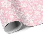 Elegant White Snowflake (Sugar Blush) Cadeaupapier (Rol Hoek)