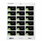 Elegant White Swan Etiket (Full Sheet)